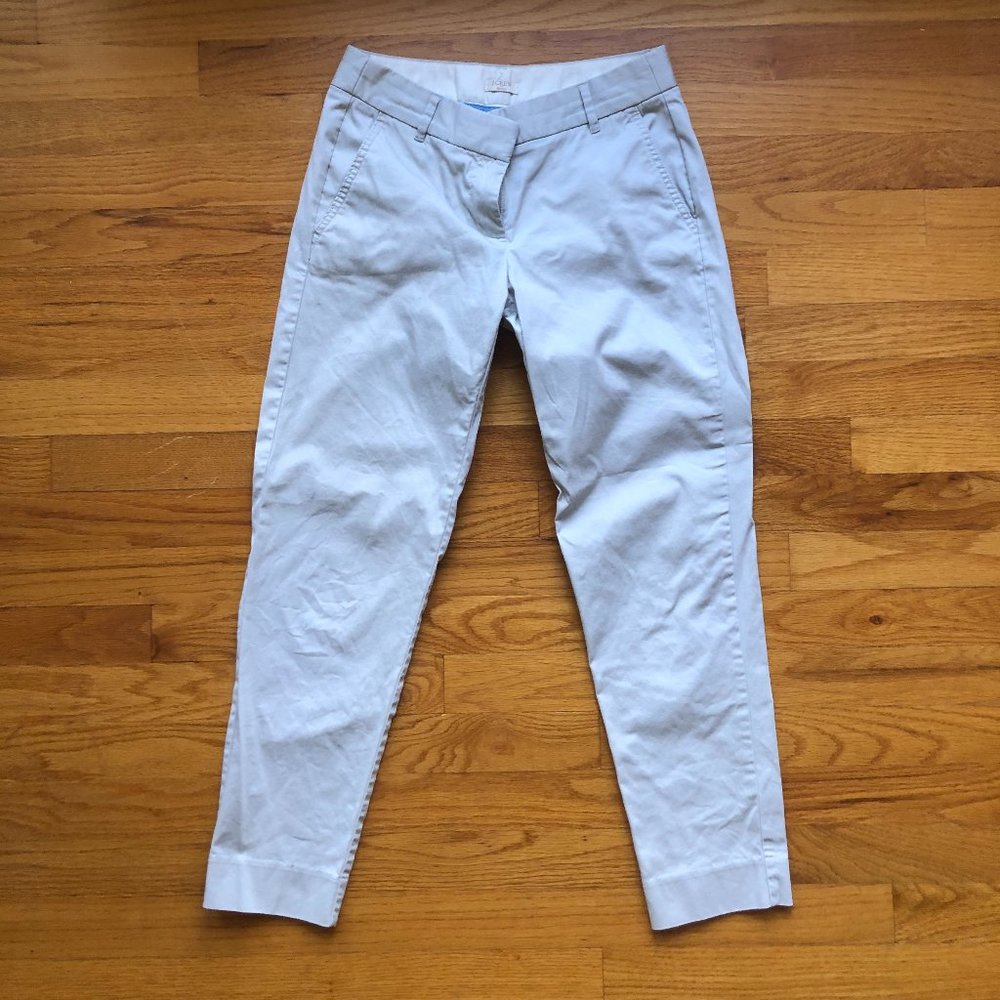 J. Crew Ankle length khaki chinos size 00